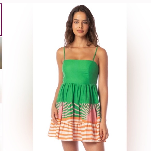 NWT Maaji Sunrise Colada Emily Short cover up  Dress sz Small S - Picture 2 of 8